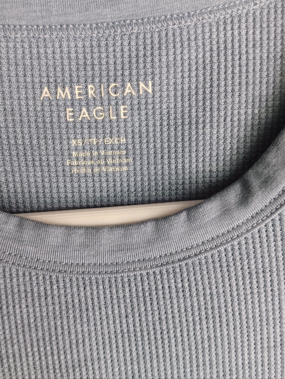 LOT OF 2 American Eagle Outfitters Blue Baby Tees Size XS - Picture 5 of 8